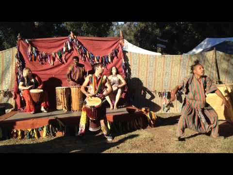 West African Drumming and Dancing at Escondido Renaissance Faire 2015