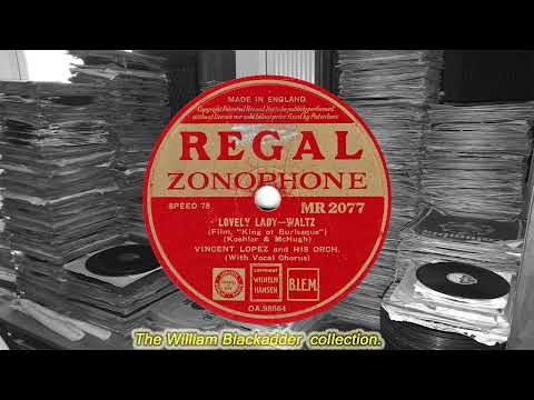 Vincent Lopez & His Orch(v Stanley Worth) - Lovely Lady(1936)