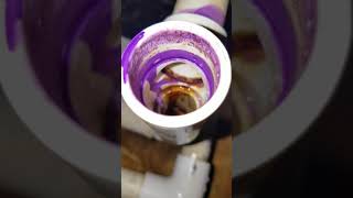 No leak while unit is running...drain making noise