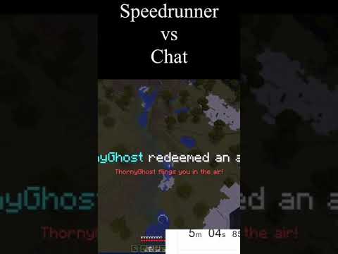 Minecraft Speedrun But Twitch Chat can Spawn Anything  With Twitchspawn#shorts