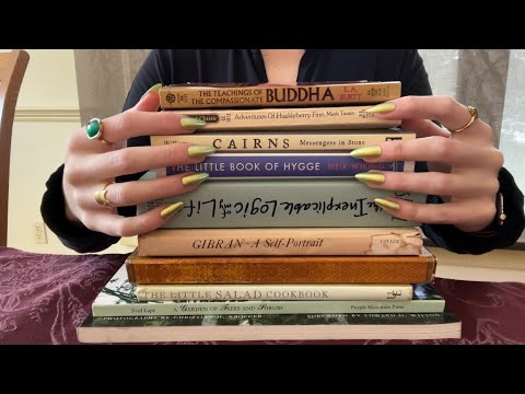 Fast (not aggressive) Book Tapping & Scratching ASMR! No Talking 