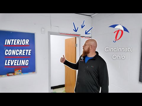 Interior Concrete Slab Lift with PolyLevel Foam | Cincinnati, OH