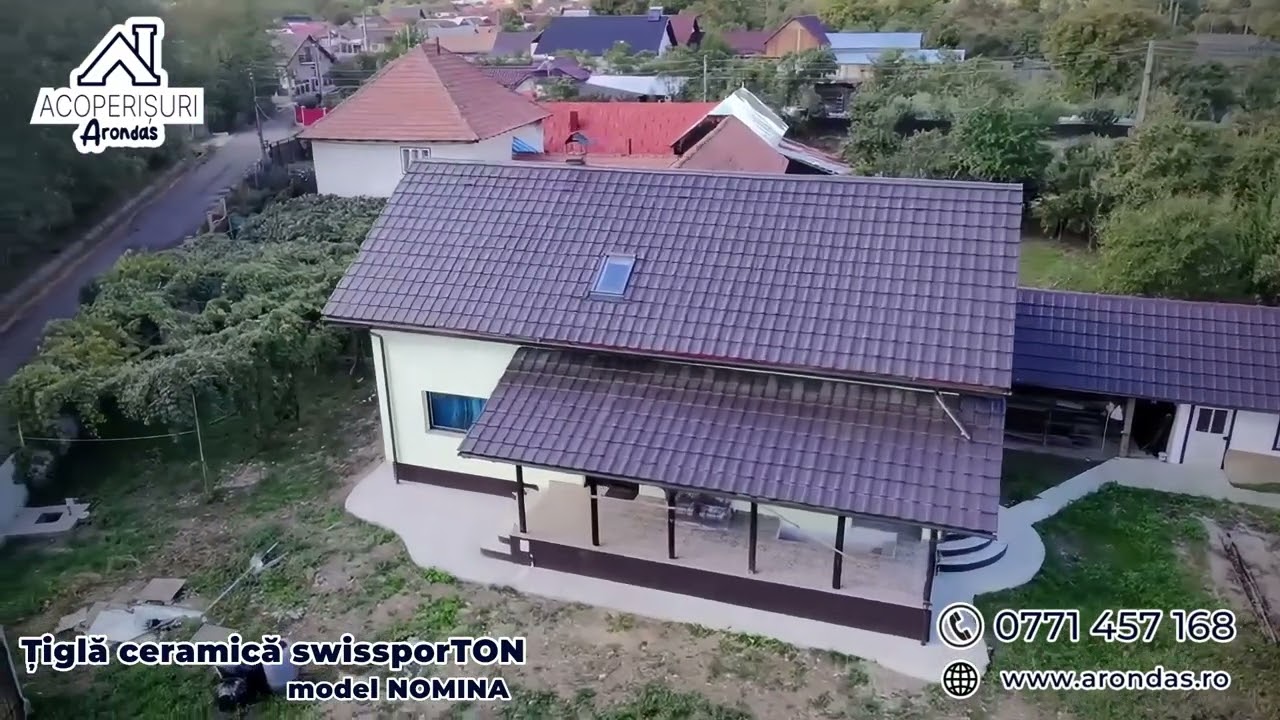 Acoperiș țiglă ceramică swissporTON..