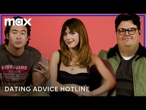 Thumbnail of the video: Kiernan Shipka, Caleb Hearon, & Nico Hiraga React To Your Dating Problems