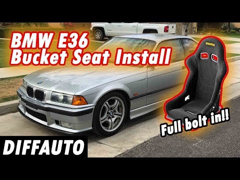 BMW E36 Momo Bucket Seat Install + Drift Tested