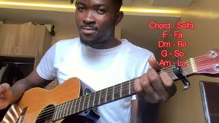 Papaoutai stromae (Afro Soul) Easy Guitar Chords Tutorial