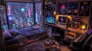 90's Rainy Lofi Night 🌧️ Chill Music Lofi Rain Hip Hop Beats for Relaxing & Study | Relaxing Music