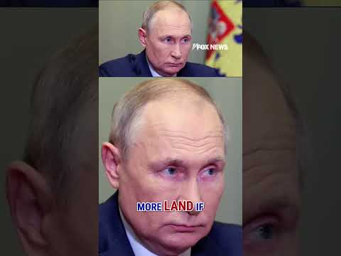 Putin threatens to seize more land despite ongoing peace negotiations #foxnews #news #us #fox