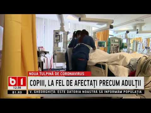 COPIII, LA FEL DE AFECTATI PRECUM ADULTII DE NOUA TULPINA A CORONAVIRULUI_Stiri b1_29 decembrie 2020