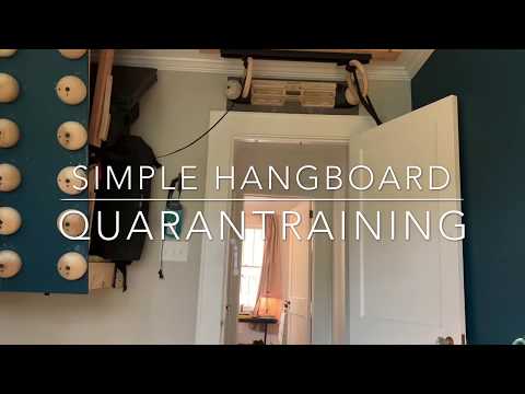 Simple Hangboard Quarantraining