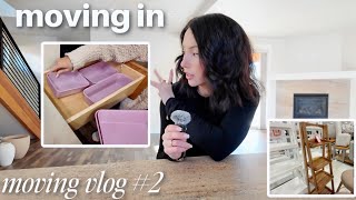 Moving In! Empty House Tour, New Home Shopping, Organizing Moving Vlog Ep 2