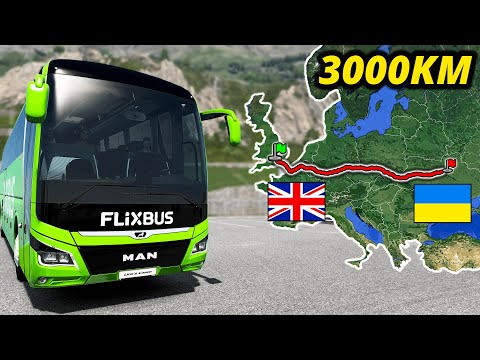 ETS2 Tourist Bus Trip (London to Kyiv) UK to Ukraine | Euro Truck Simulator 2