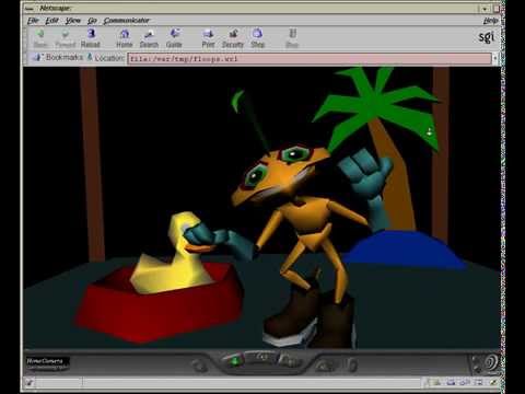 Silicon Graphics. Scene from OpenWorlds Demo.