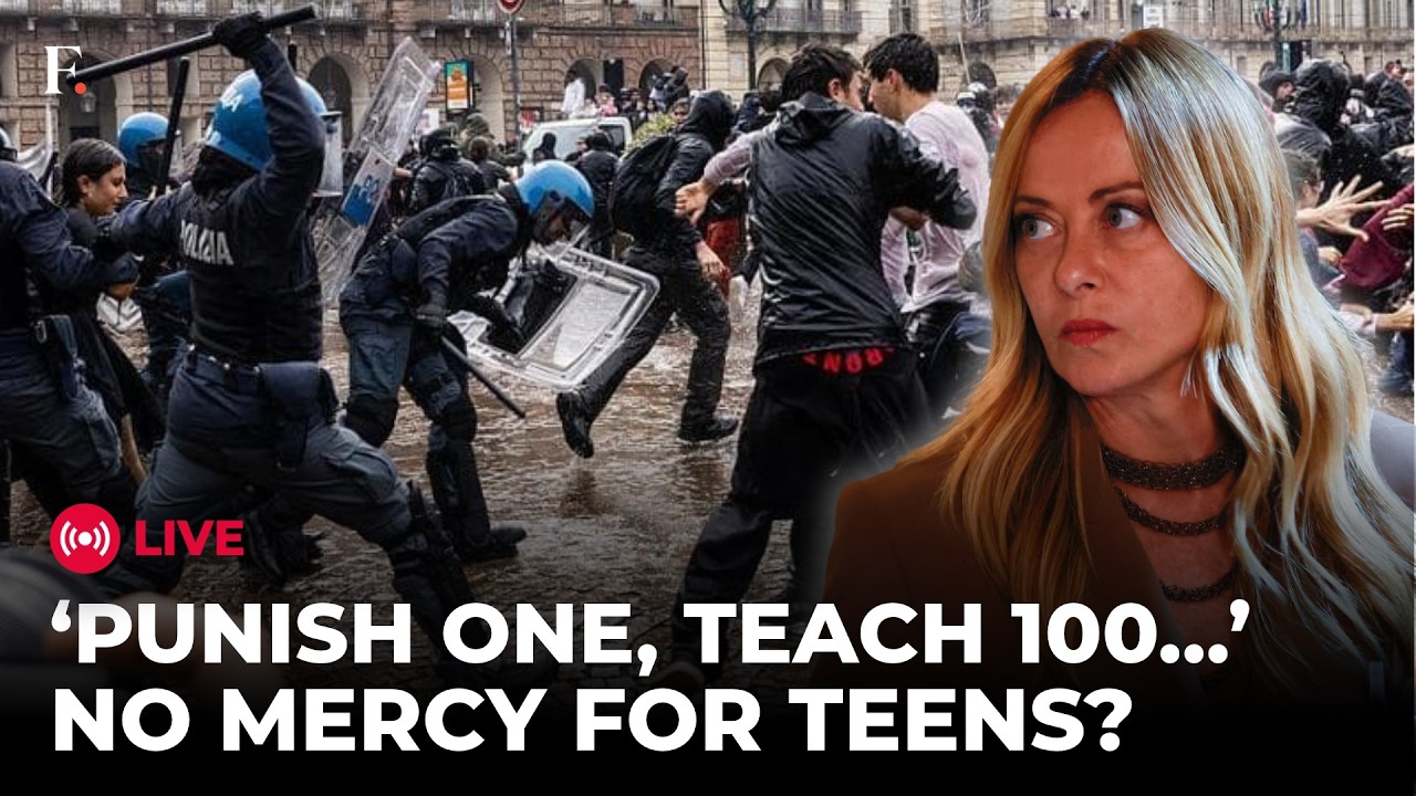 Italy Protest LIVE: 'No Free Pass For...' Rival Rallies In Milan Demands Harder Line On Teen Crime