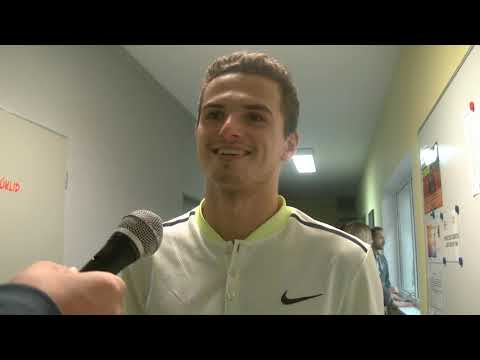 Ondřej Krstev po vítězství v 1. kole čtyřhry na ITF Neridé