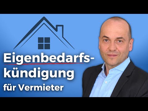 Eigenbedarfskündigung - So geht's (für Vermieter)
