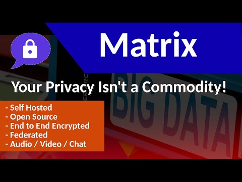 Setup your self hosted, open source, Matrix chat server for fully private and encrypted messaging.