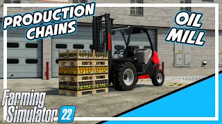 FS22 How To Use Production Chains - Oil Mill | Farming Simulator 22