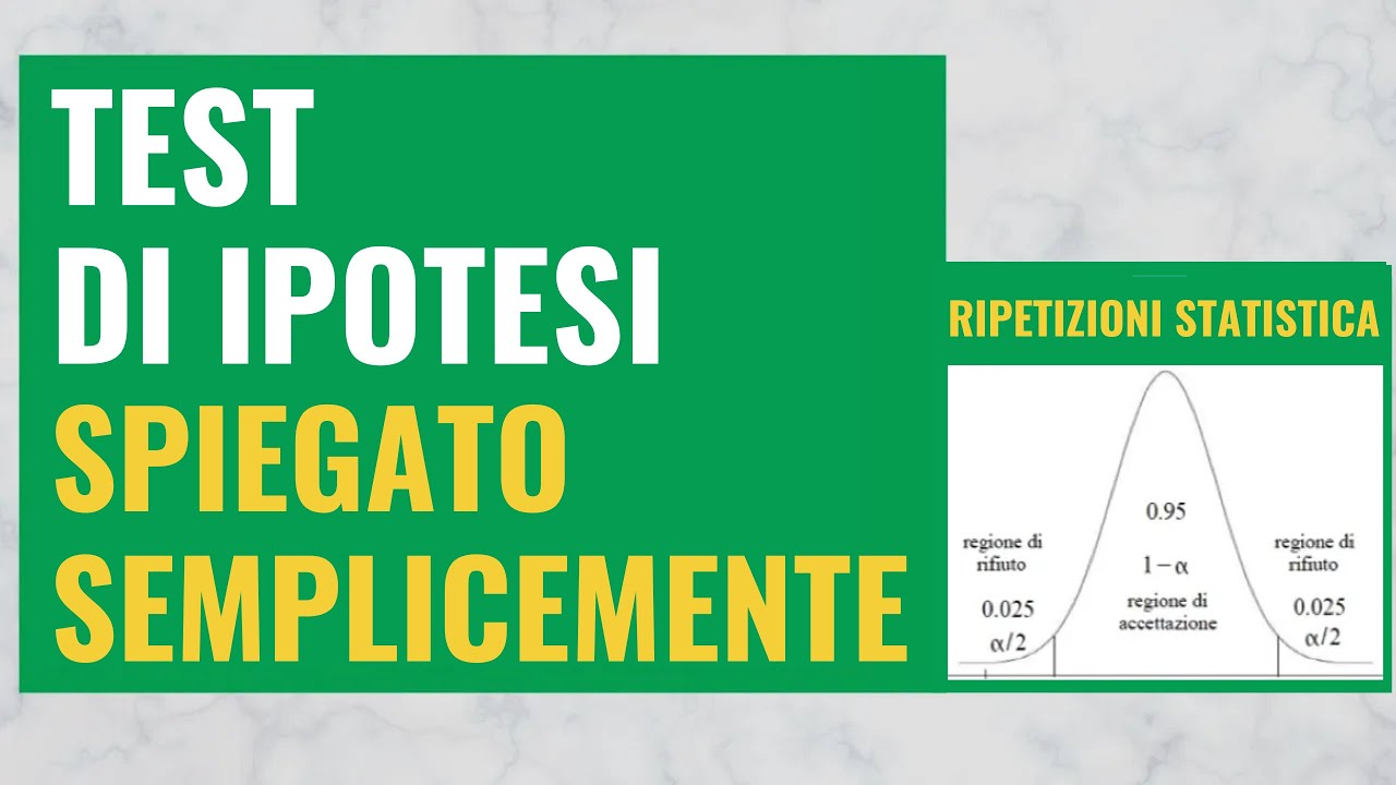 69. Verifica d'ipotesi spiegata semplicemente