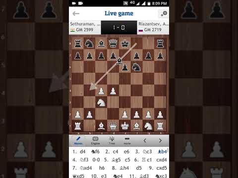 GM Sethuraman vs GM Alexander Riazantsev