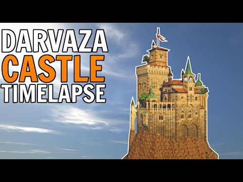 Mediterranean Minecraft Castle Building Timelapse | Darvaza Part 1