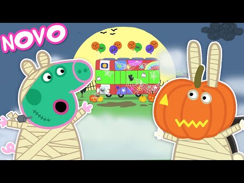 Capa de Peppa Pig Português Brasil | Múmias da Festa das Bruxas | NOVO Contos da Peppa Pig
