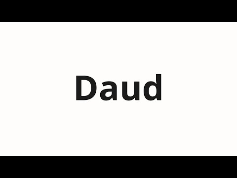 How to pronounce Daud | Дауд (Daud in Russian)