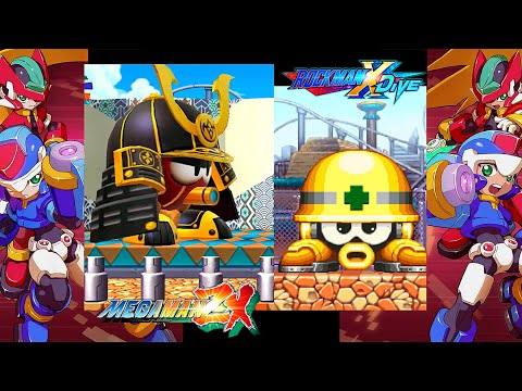 Amusement Park Stage & Boss Battle MMZX Comparison「 Mega Man X Dive 」