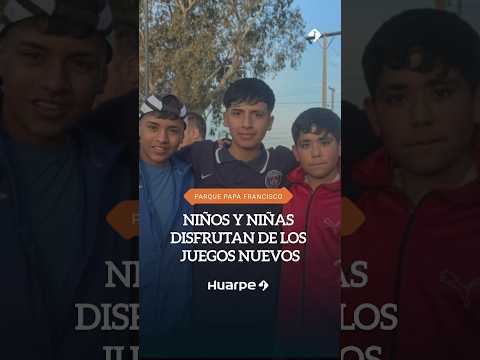 El Parque Papa Francisco ya tiene un nuevo lugar para jugar y disfrutar!