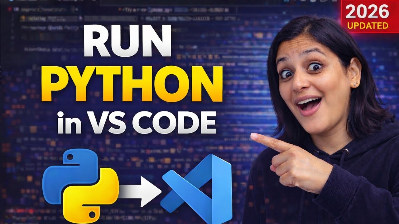 Setup Python in Visual Studio Code on Windows 10/11 [2026] | Run First Python Program