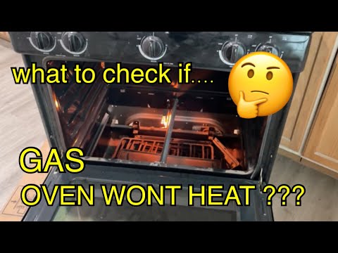 GAS OVEN will not HEAT how TO troubleshoot DIY