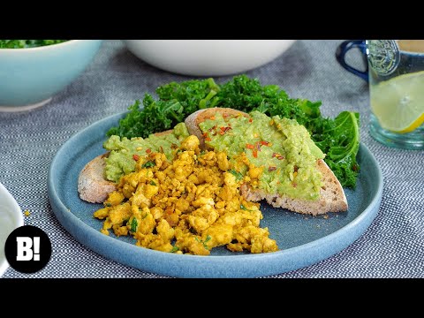 Vegan Scrambled Egg with Avocado Smash! - Day 10