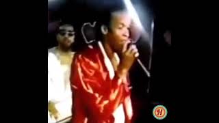 Dr Dre performing with the World Class Wreckin' Cru back in 1984