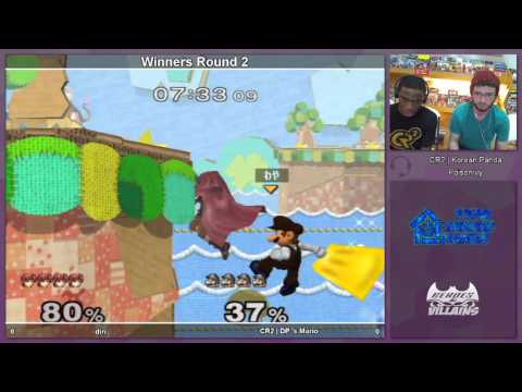 H&V 3/29/16 - Winners Round 2 - din (Marth) vs. CR2 | DP 's Mario (Mario)