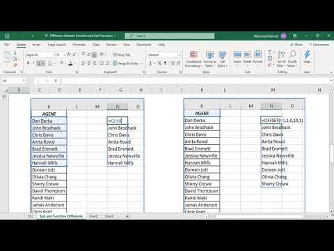 Difference Between Functions and Subprocedures