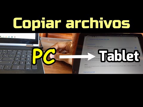 Pasar archivos de una computadora a una tablet Pasar archivos de Windows a Android por cable USB