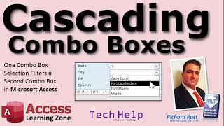 Microsoft Access Cascading Combo Boxes - One Combo