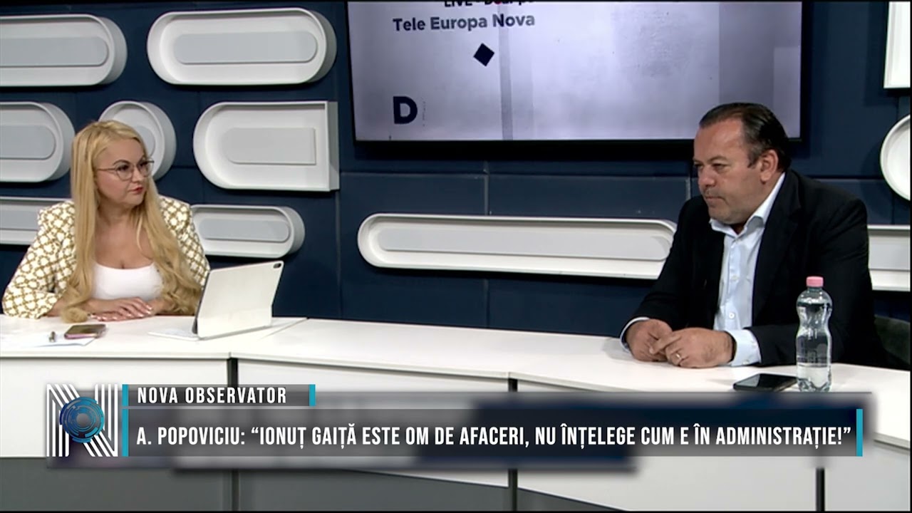A. Popoviciu: “Ionuț Gaiță este om de afaceri, nu înțelege cum e în administrație!”
