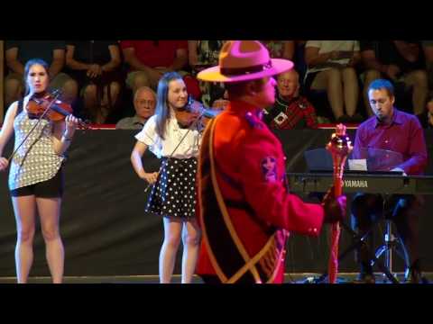 RCMP E Division Pipe Band @ Okanagan Military Tattoo,  Vernon BC 2017