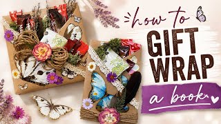 How to Gift Wrap a Book | Easy DIY Gift Wrapping Ideas for Beginners
