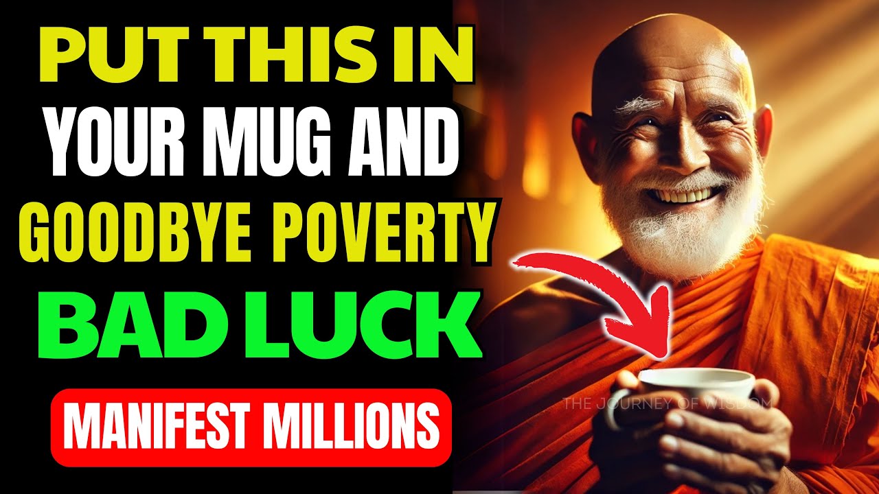 Put This in your MUG and YOU WILL NEVER HAVE DEBT or BAD LUCK AGAIN I Buddhist Teachings