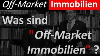 Off-Market Immobilien Investment [Berichte eines Insiders] Teil 1