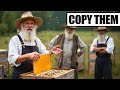 How Amish Raise Bees For Honey Without Modern Equipment