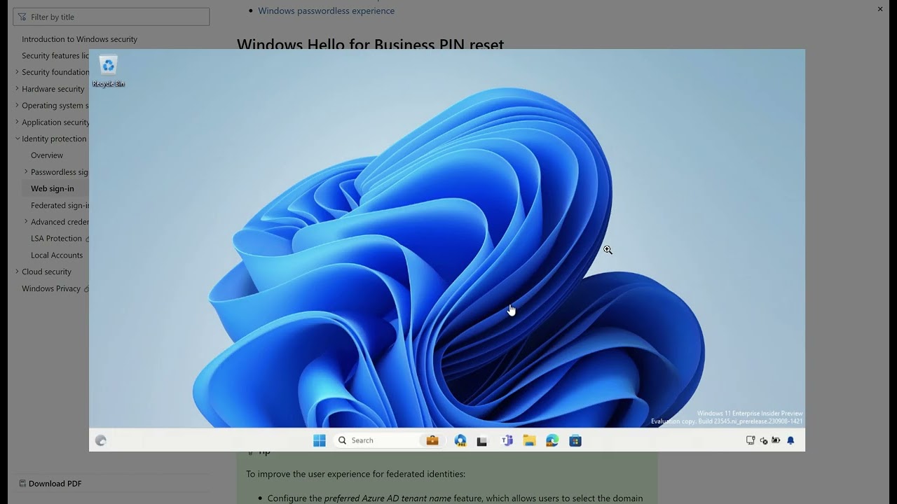 Web sign-in for Windows (Globally Available!)