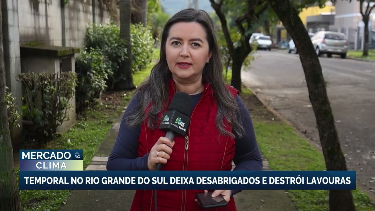 Fortes chuvas no Rio Grande do Sul causam estragos no campo e deixam 21 cidades afetadas