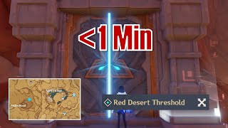 How To Unlock Red Desert Threshold Domain | Genshin Impact Edge of the End