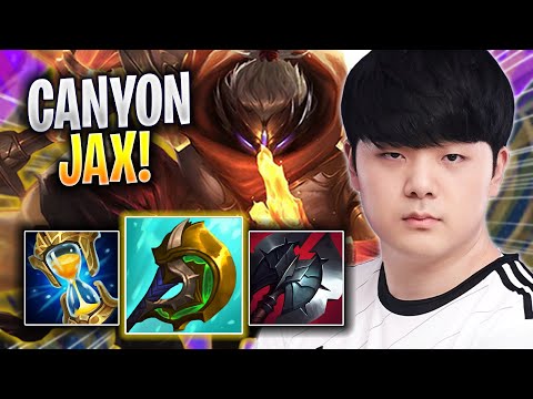 CANYON CRAZY NEW META JAX JUNGLE! - DK Canyon Plays Jax JUNGLE vs Vi! | Season 2023