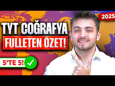 TYT COĞRAFYA FULLETEN SON TEKRAR! 🔥| KESİN GELECEK KONULAR