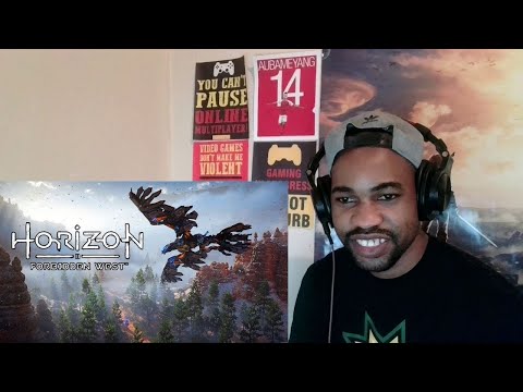 HORIZON FORBIDDEN WEST - Opening Title Sequence (Opening Credits & Song) REACTION