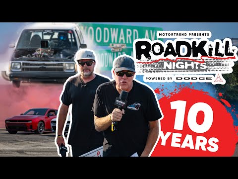 Roadkill Nights 2025 Highlights | LEGAL Street Racing on Woodward Ave (Big Tire & Small Tire)